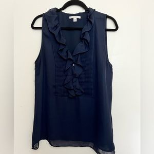 Banana Republic blouse, navy blue, size 14